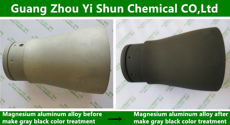 Magnesium alloy blackening passivating agent,Anti oxidation of magnesium material,Passivation solution,Metal passivating liquid