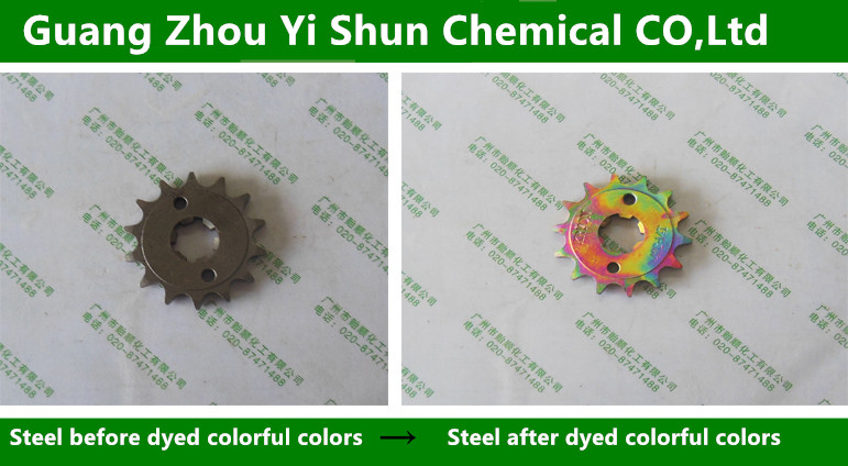 Metal coloring agent,Multicolored coloring Agent,Chemical Stain Solution